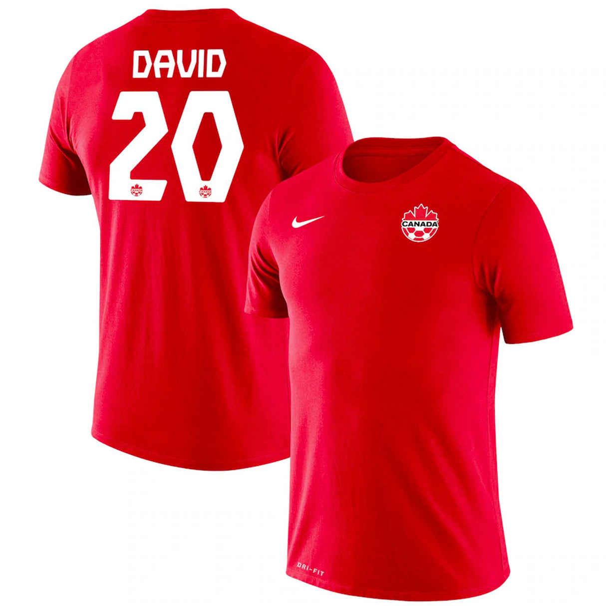 Nike Nike Canada Soccer Jonathan David Legend SS t-shirt de soccer homme