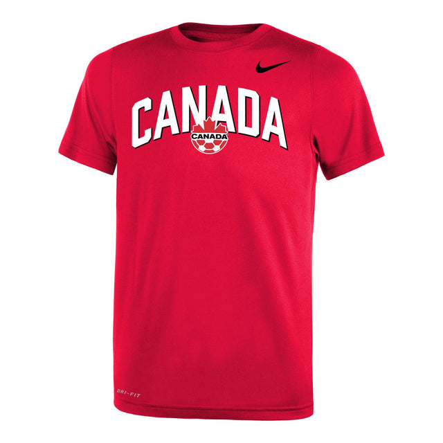 Nike Nike Canada Soccer Logo t-shirt junior de l'équipe nationale canadienne