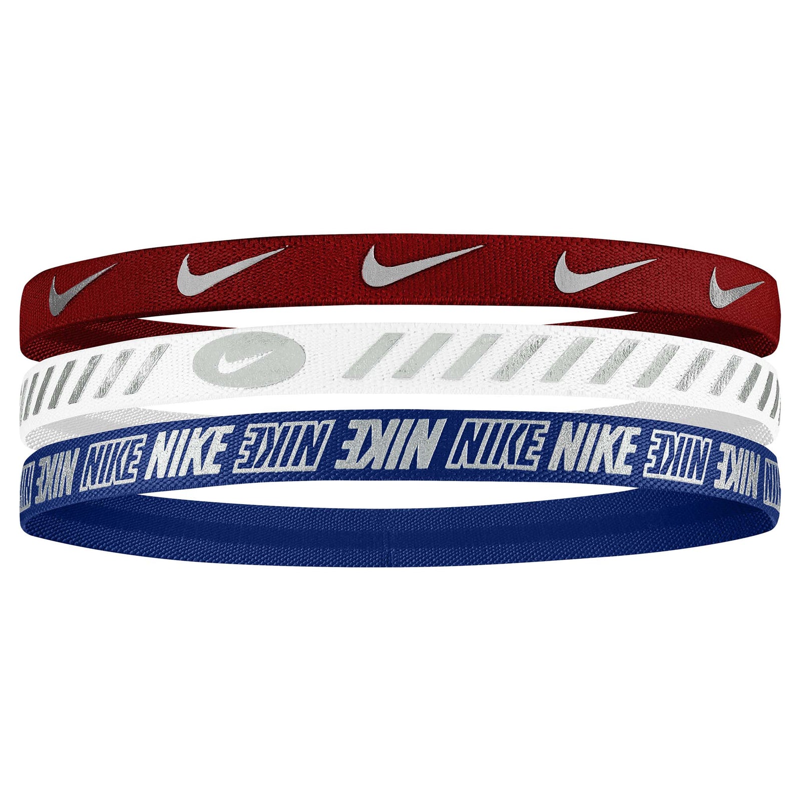 Nike Nike Metallic 3.0 bandeaux pour cheveux paquet de 3