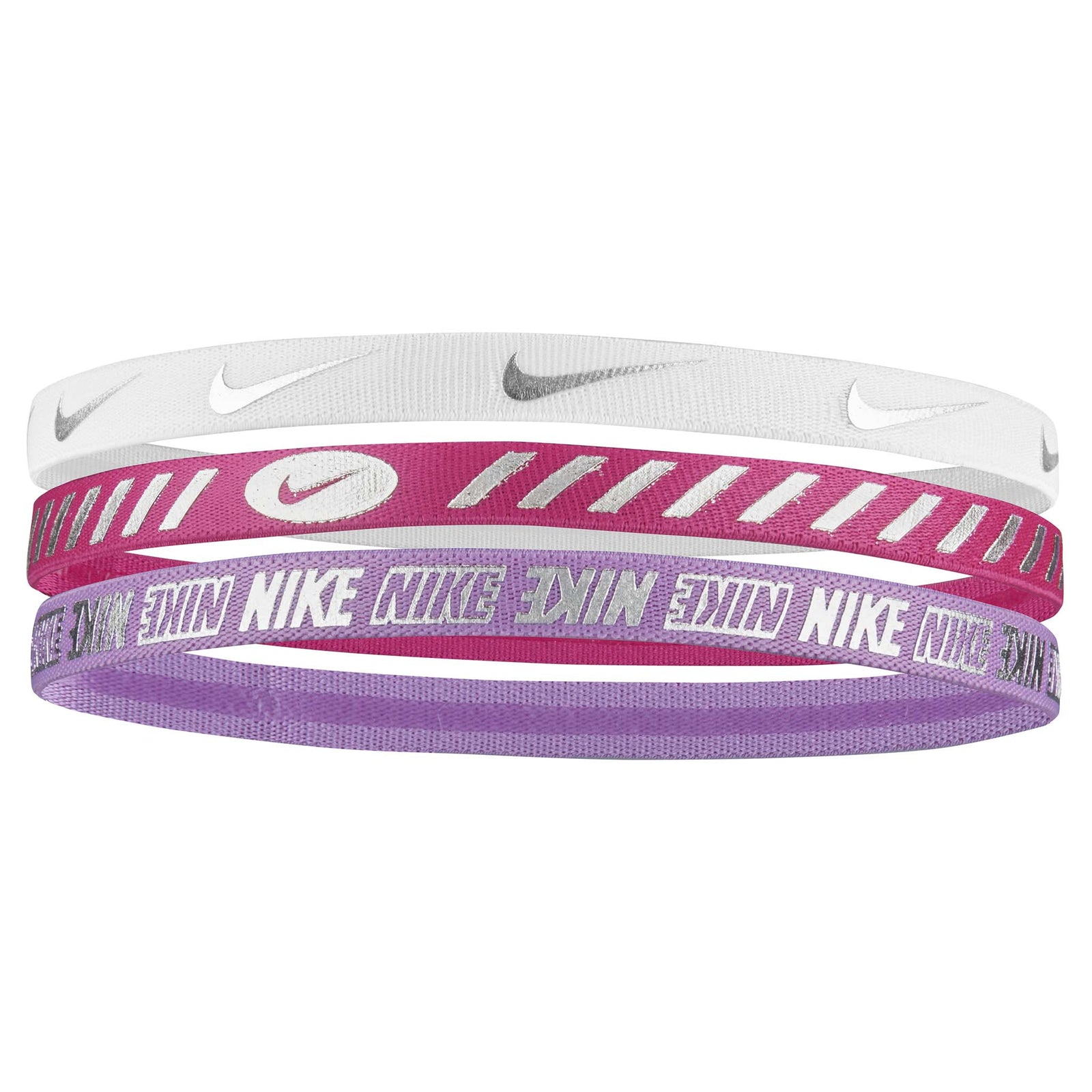Nike Nike Metallic Hairbands Youth 3pk bandeaux pour cheveux