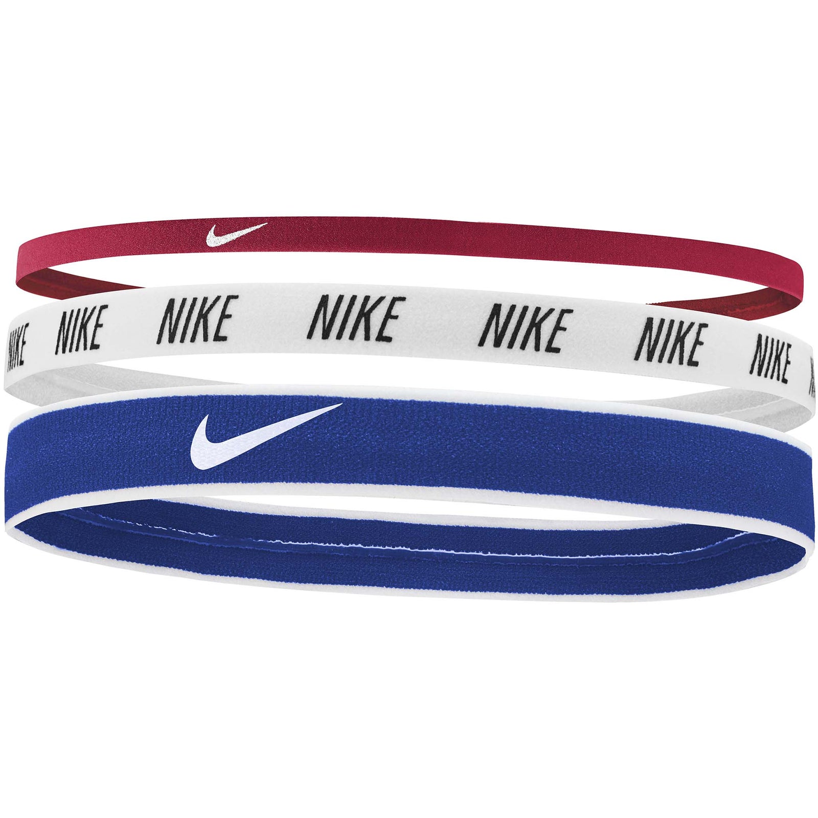 Nike Nike Mixed Width Hairbands 3pk bandeaux sport pour cheveux tailles variables