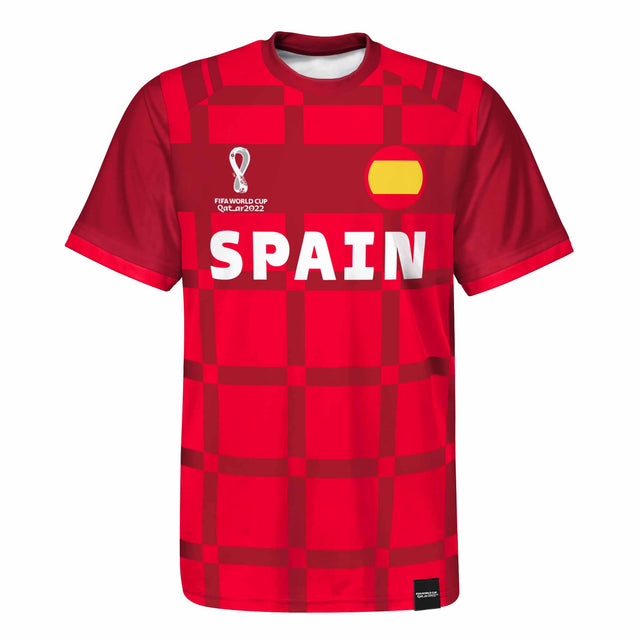 Outerstuff Maillot de soccer Classic 1 Jersey Espagne Coupe du Monde 2022