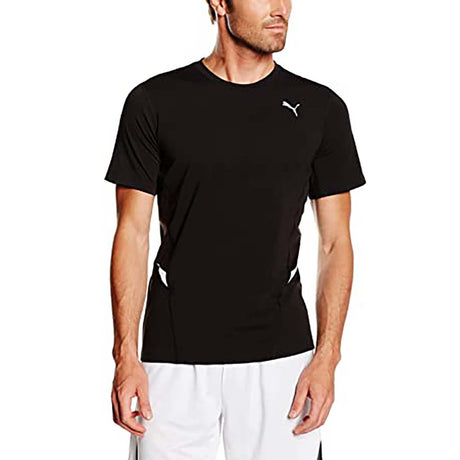 Puma Fitted T-Shirt sport manches courtes noir pour homme