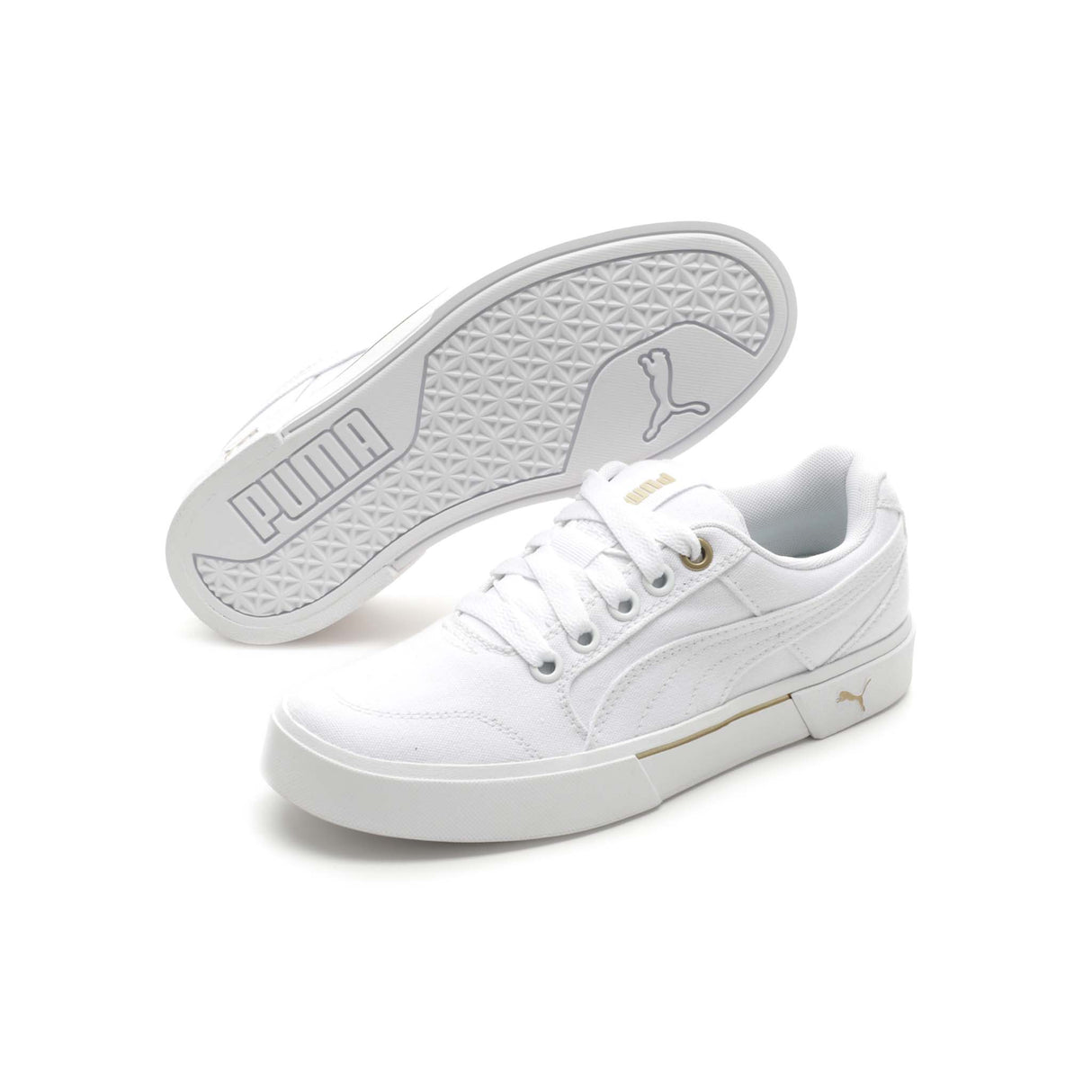Puma C-Rey chaussures pour femme blanc et or