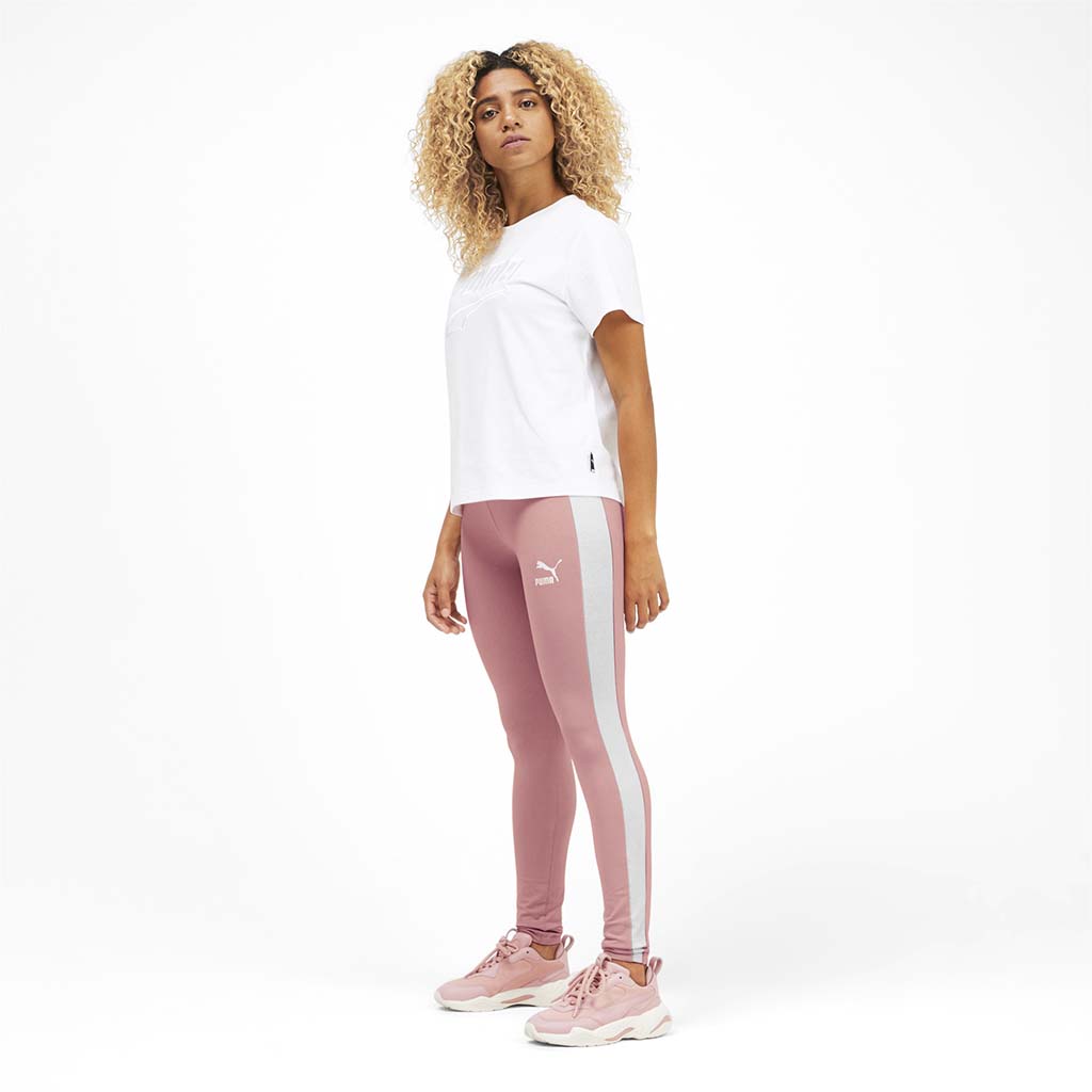 Puma Classic Logo T7 legging femme bridal rose  lv3