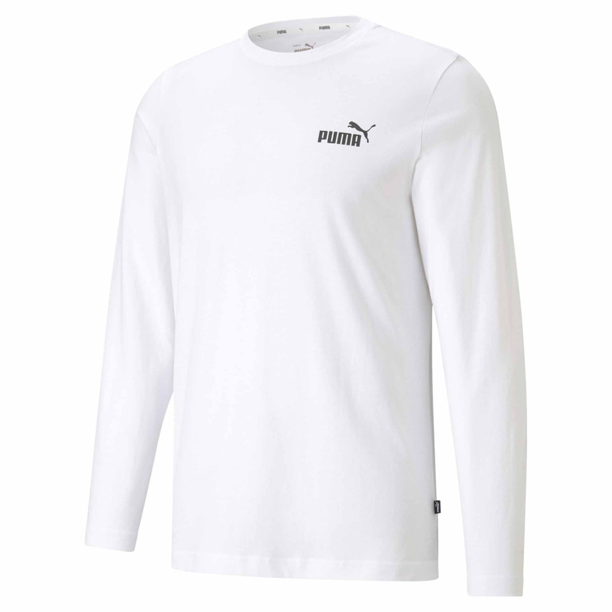Puma Essential Small Logo LS pour homme Blanc