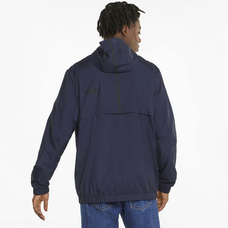 Jacket Puma Essential Solid Windbreaker peacoat  homme dos