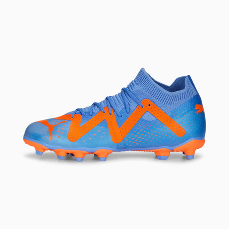 Souliers de soccer Puma Future Match FG/AG junior -Blue Glimmer / Puma White / Ultra Orange