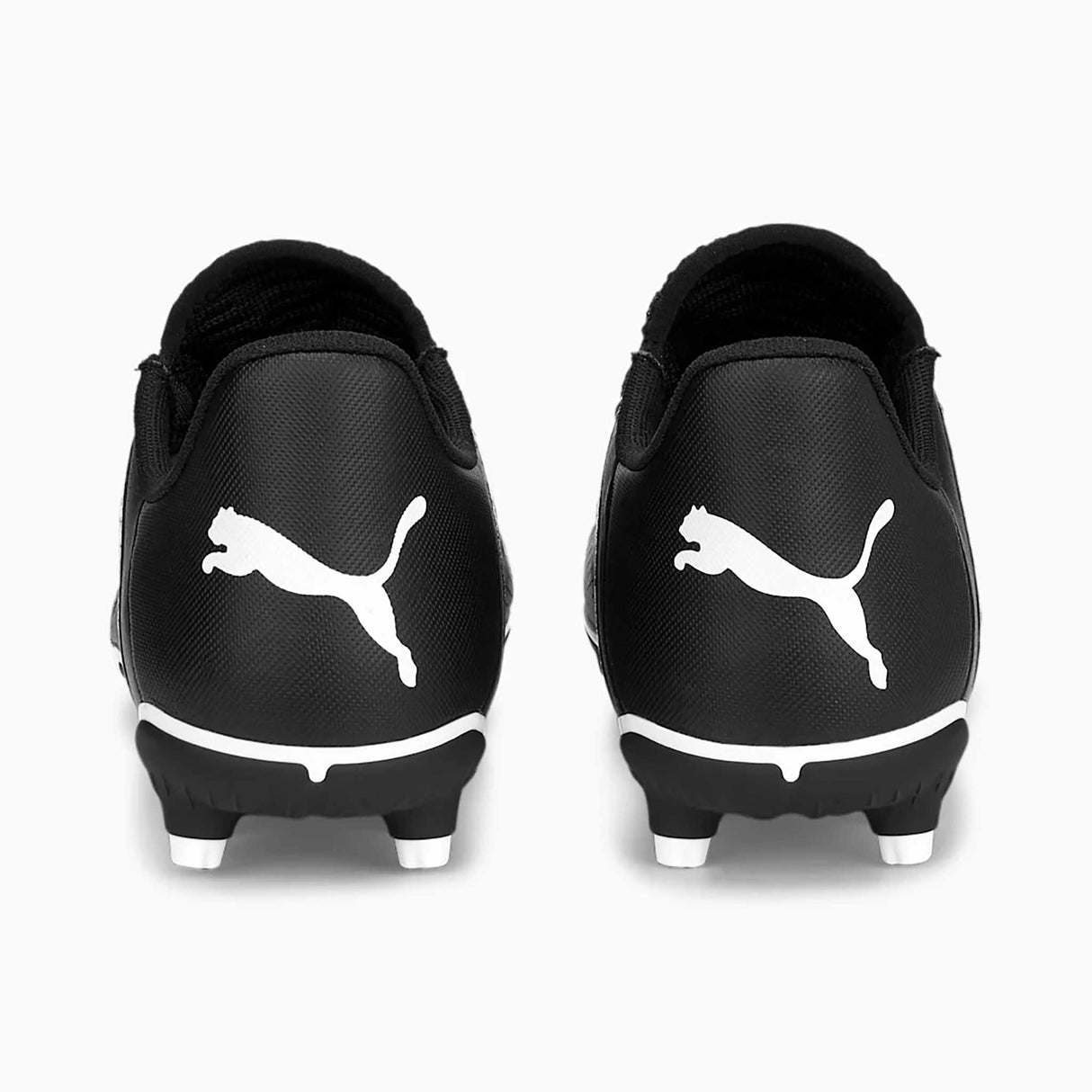 Puma Future Play FG/AG souliers soccer enfant talons- noir / blanc