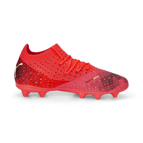 Puma Future Z 3.4 FG/AG souliers de soccer crampons enfant - Fiery coral / Fizzy light / Puma black / salmon lateral