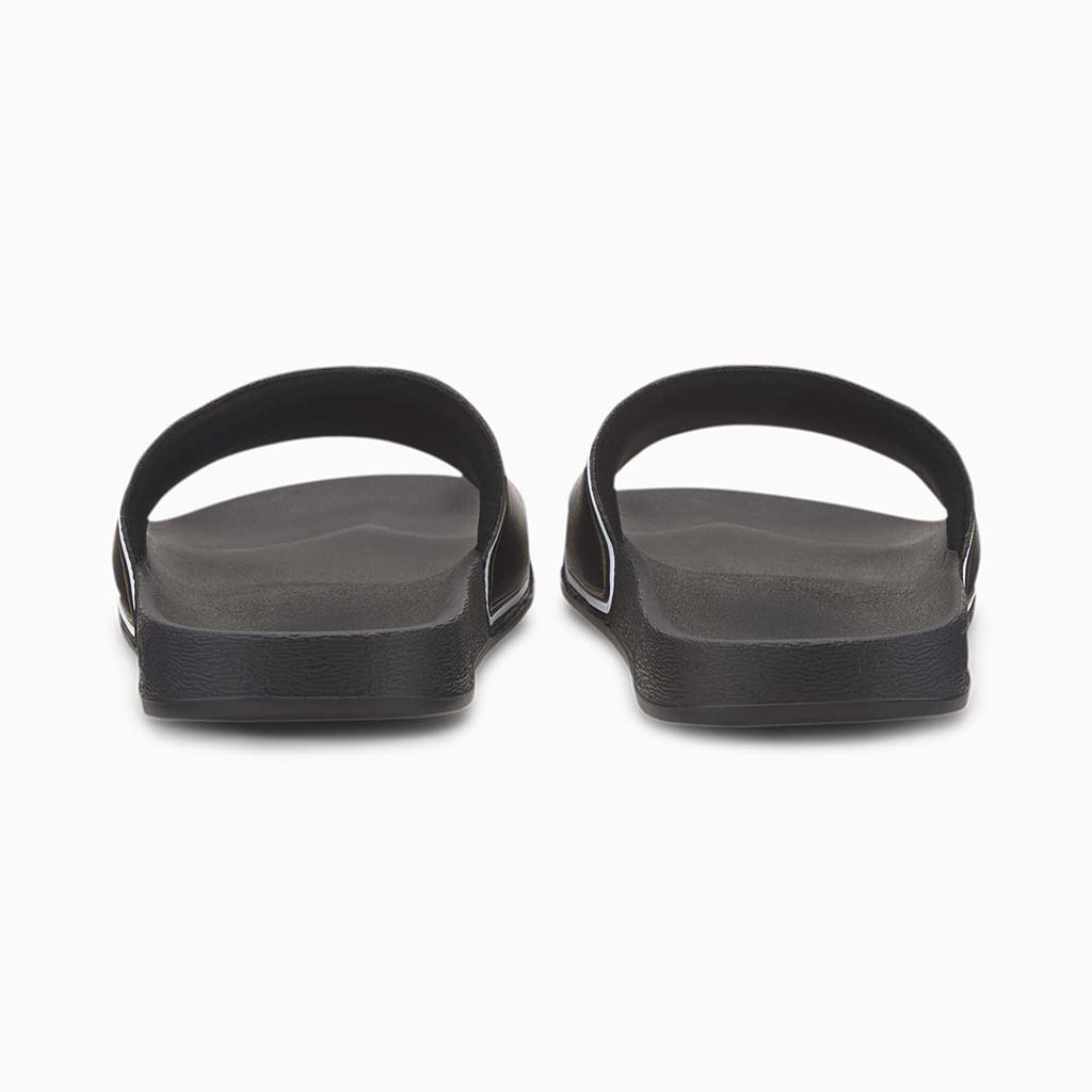 Sandales Puma Leadcat FTR noir blanc or talons