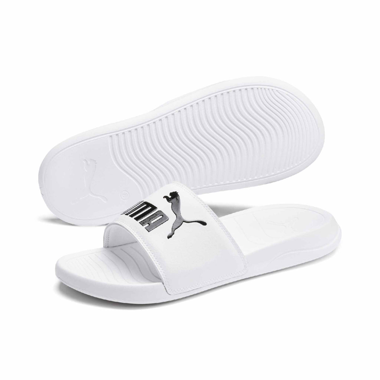Puma Popcat 20 Sandales slides unisexe blanc paire