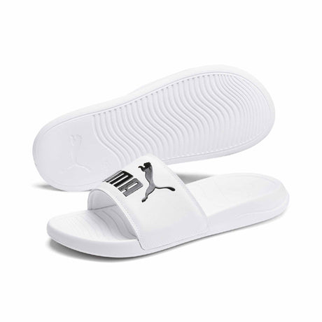 Puma Popcat 20 Sandales slides unisexe blanc paire