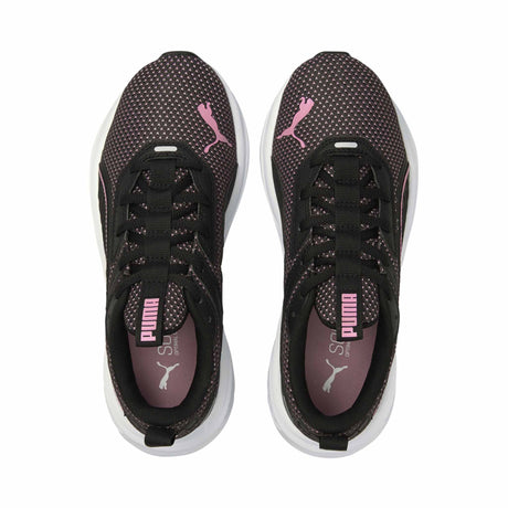 Puma Scorch Runner JR noir rose Chaussures de course à pied pour enfant vue de haut