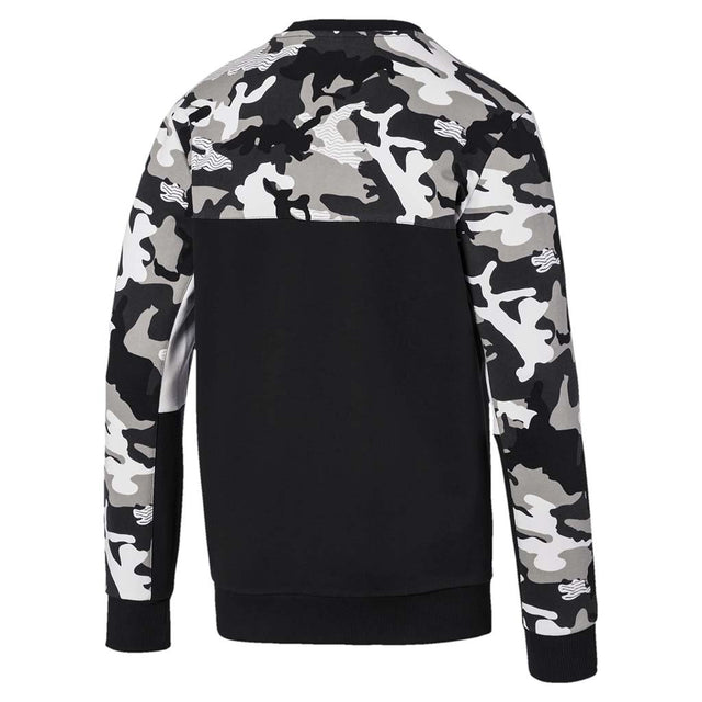 Puma Chandail col rond molletonné Puma Classic Crew Placement pour homme