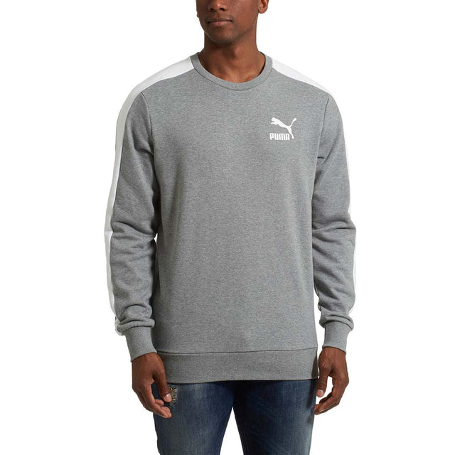 Puma Chandail en molleton Puma Classic T7 Logo Crew pour homme