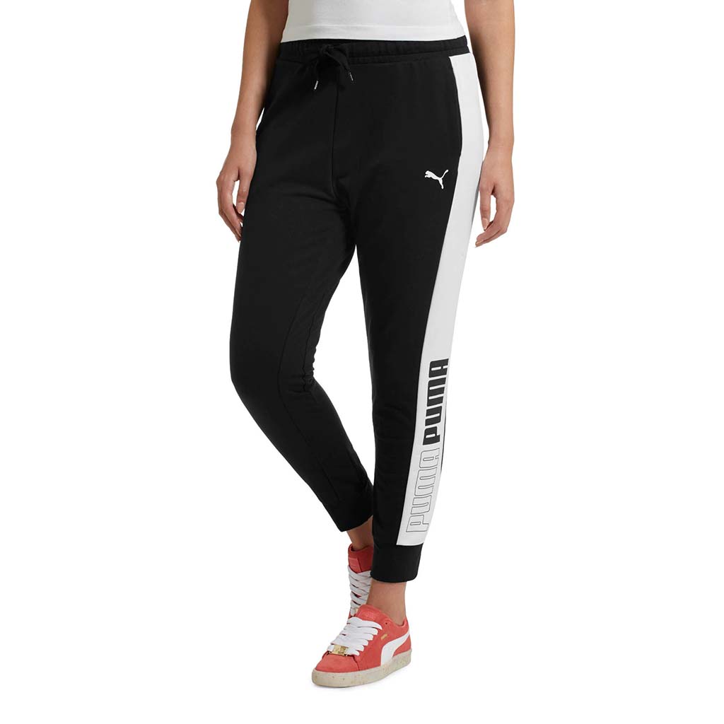 Pantalon de survetement Puma Modern Sport noir pour femme lv1