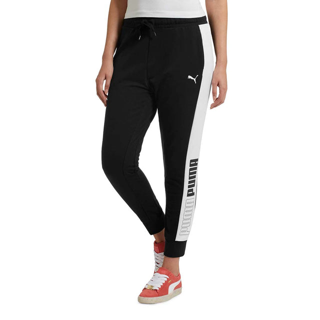 Pantalon de survetement Puma Modern Sport noir pour femme lv1