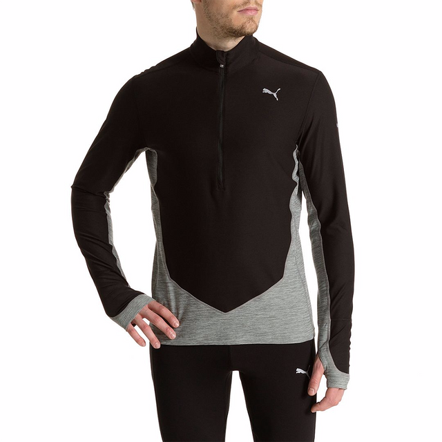 Puma Puma 1/2 Zip chandail sport manches longues homme