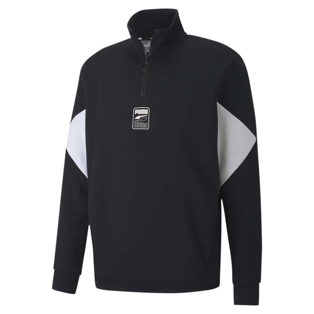 Puma Puma Rebel Half-Zip Fleece Sweatshirt en molleton pour homme