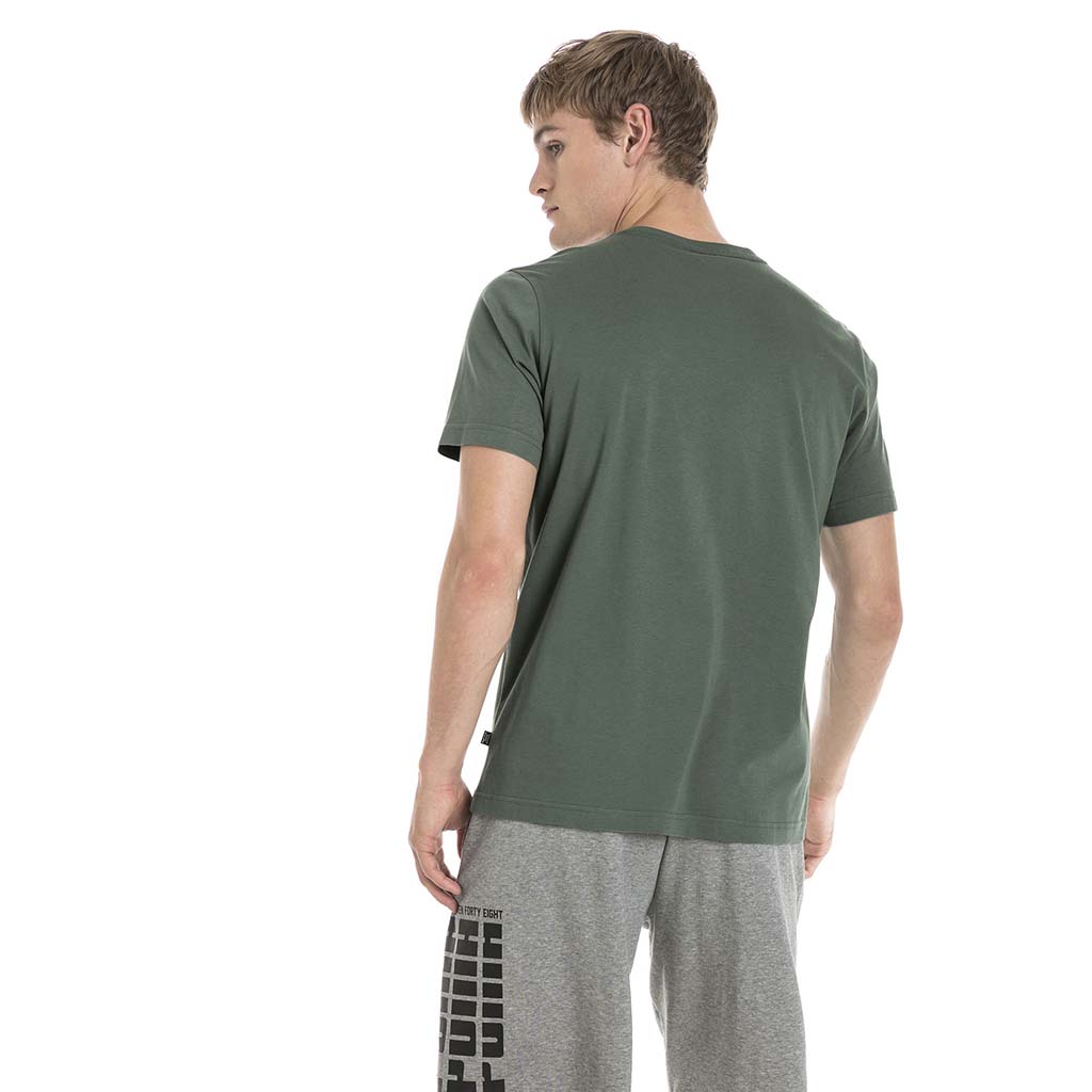 T-shirt manches courtes Puma Rebel Block Basic vert pour homme rv