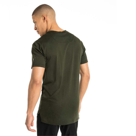 T-shirt Puma Energy Triblend Graphic Tee pour homme vert foret lv2