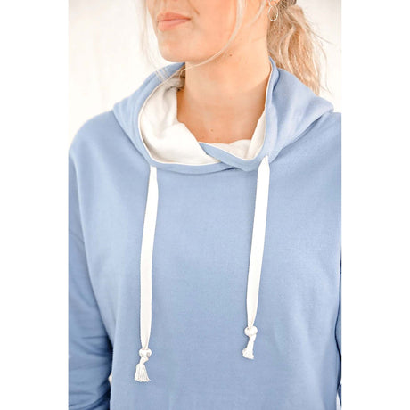 Rose Buddha chandail a capuchon Esprit Bohème Crop Sommet Enneigé pour femme col