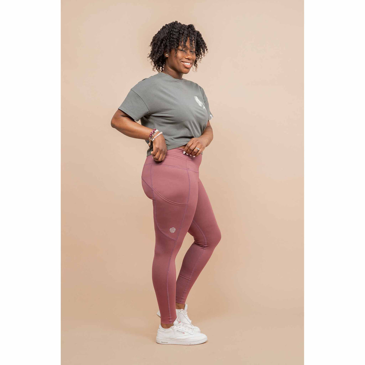 Rose Buddha Rose Buddha leggings taille-haute de course a pied