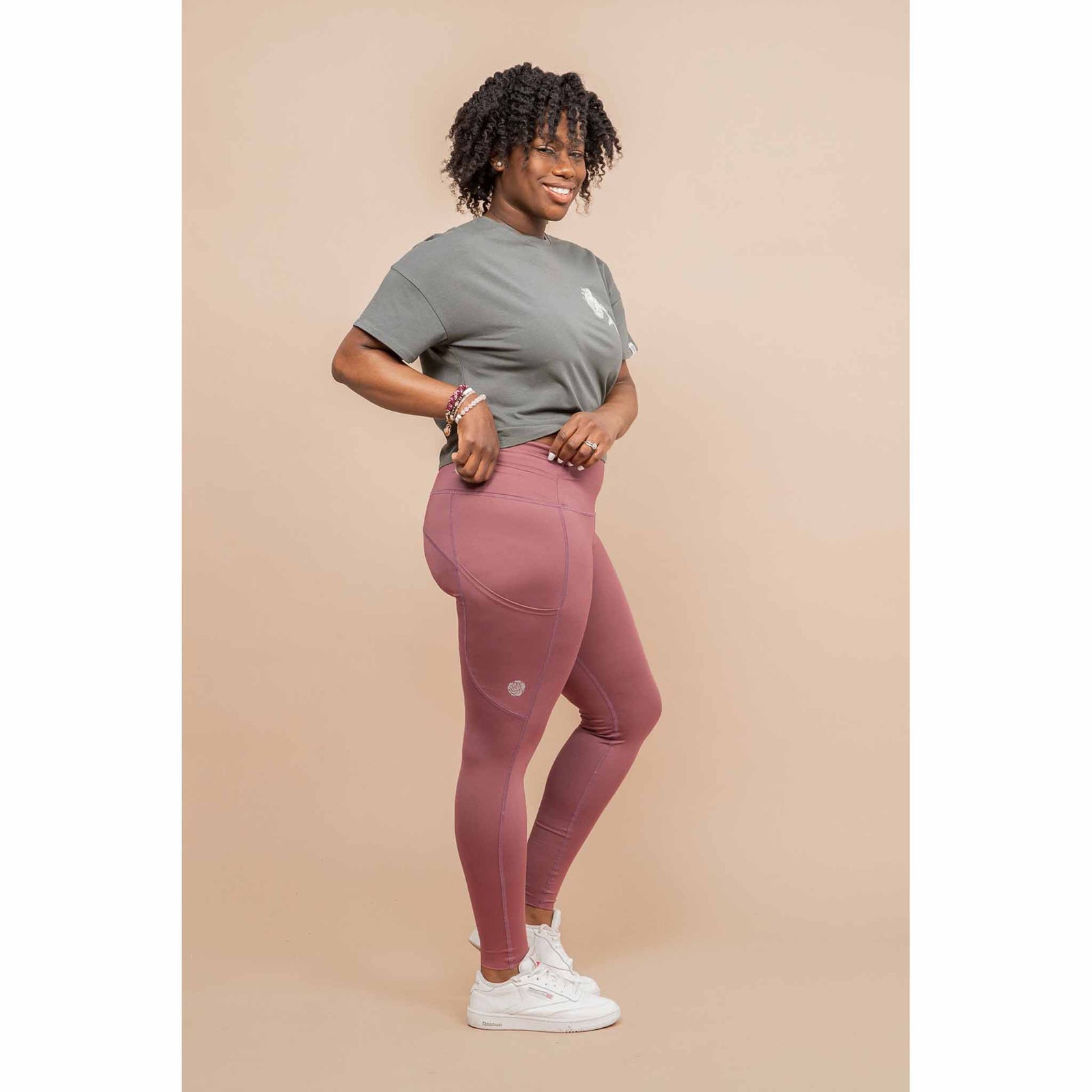 Rose Buddha Rose Buddha leggings taille-haute de course a pied