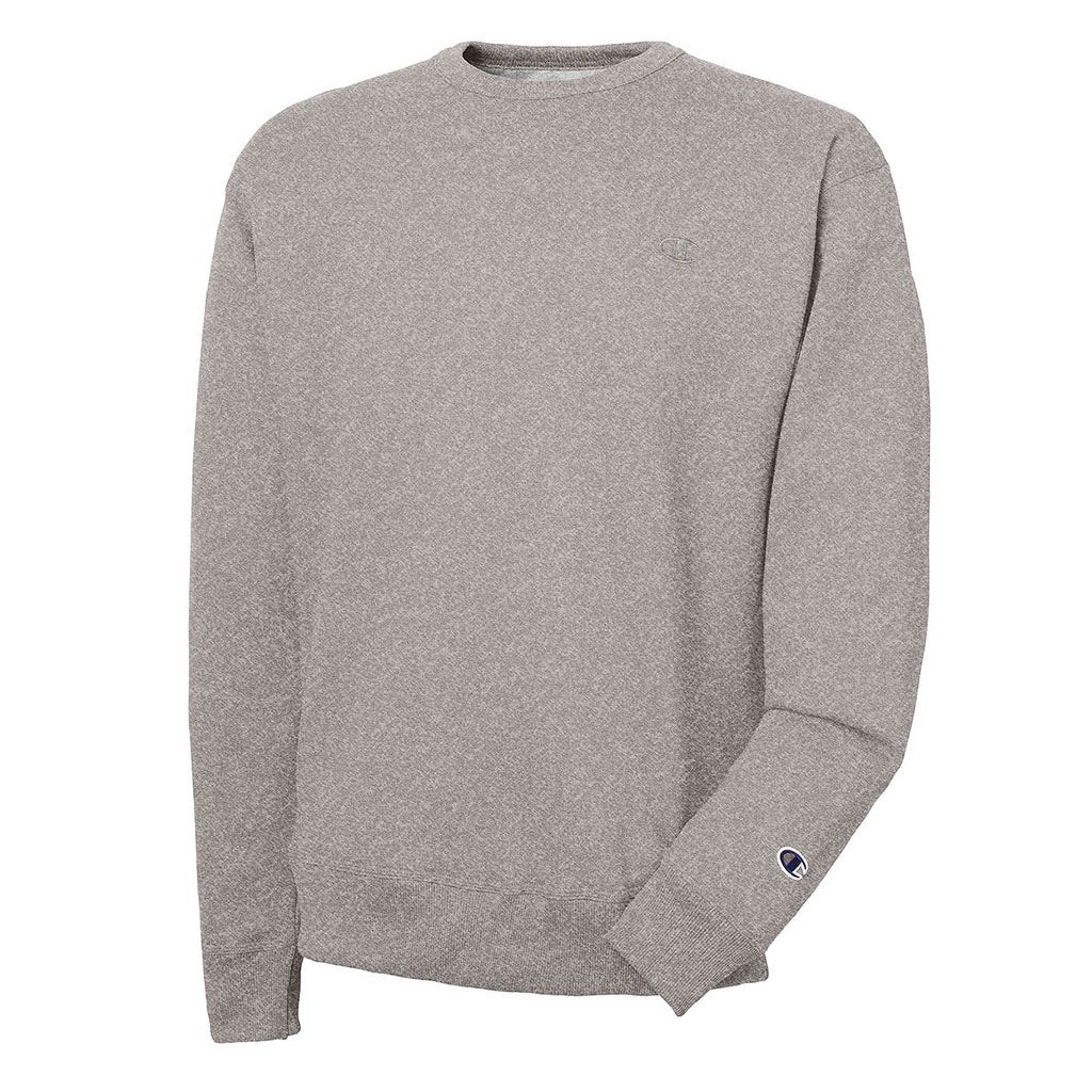 Champion Powerblend Pullover Crew sweatshirt pour homme gris oxford