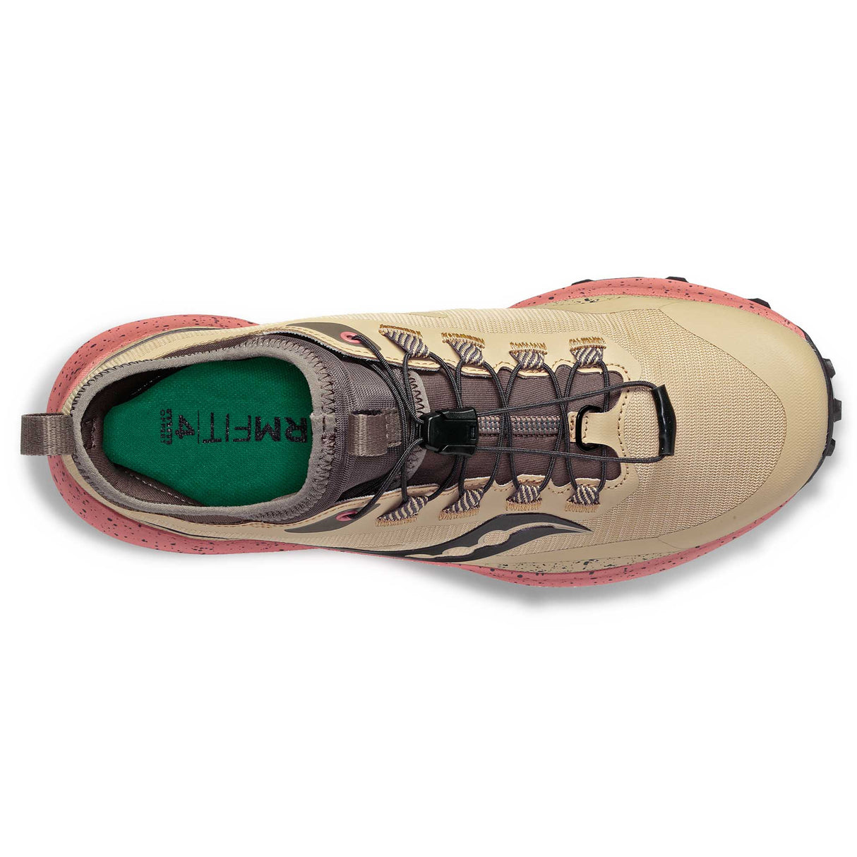 Saucony Peregrine 13 ST running de course sur sentier femme empeigne - desert / umber