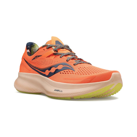 Saucony Ride 15 souliers de course histoire de camp femme empeigne