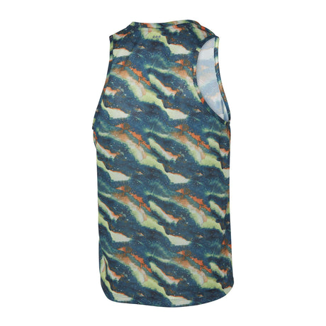 Saucony Stopwatch Singlet course vizi galaxy print homme dos