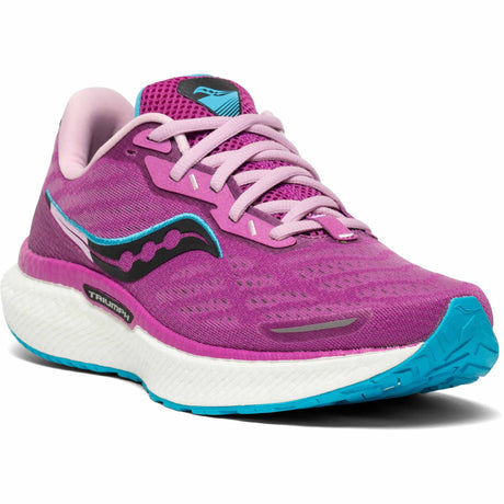 Saucony Triumph 19 chaussures de course à pied pour femme angle