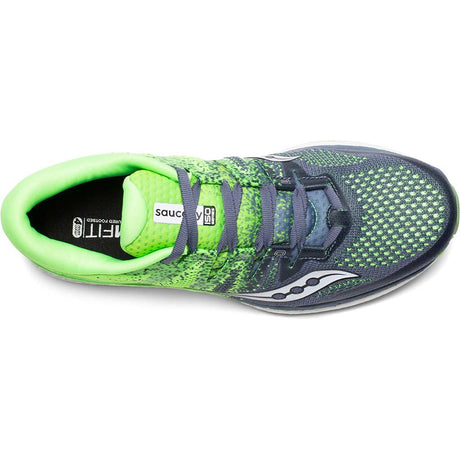 Saucony Freedom Iso 2 grey slime chaussure de course a pied homme uv