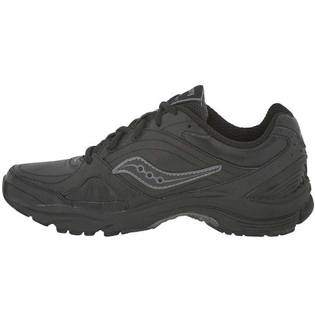 Saucony Integrity ST2 chaussures de marche femme blanc noir vue la