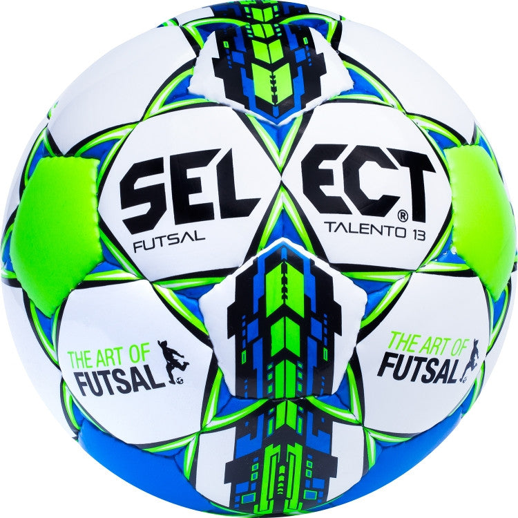 Select Futsal Talento ballon de soccer interieur blanc vert bleu
