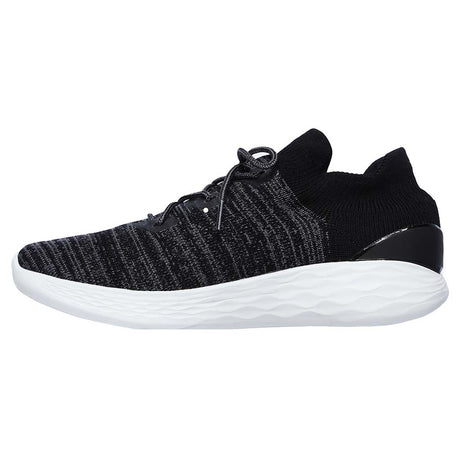 Skechers You Unique chaussures de marche femme noir blanc lv2