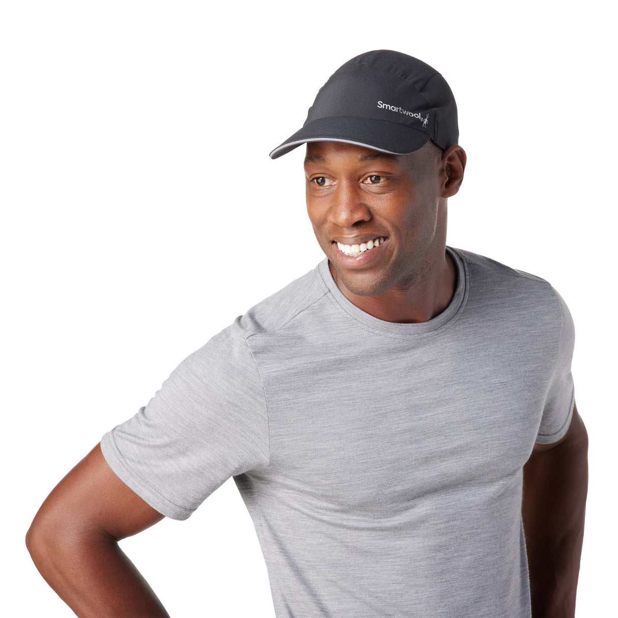 Smartwool Go Far Feel Good Runner's Cap casquette de course à pied noir homme