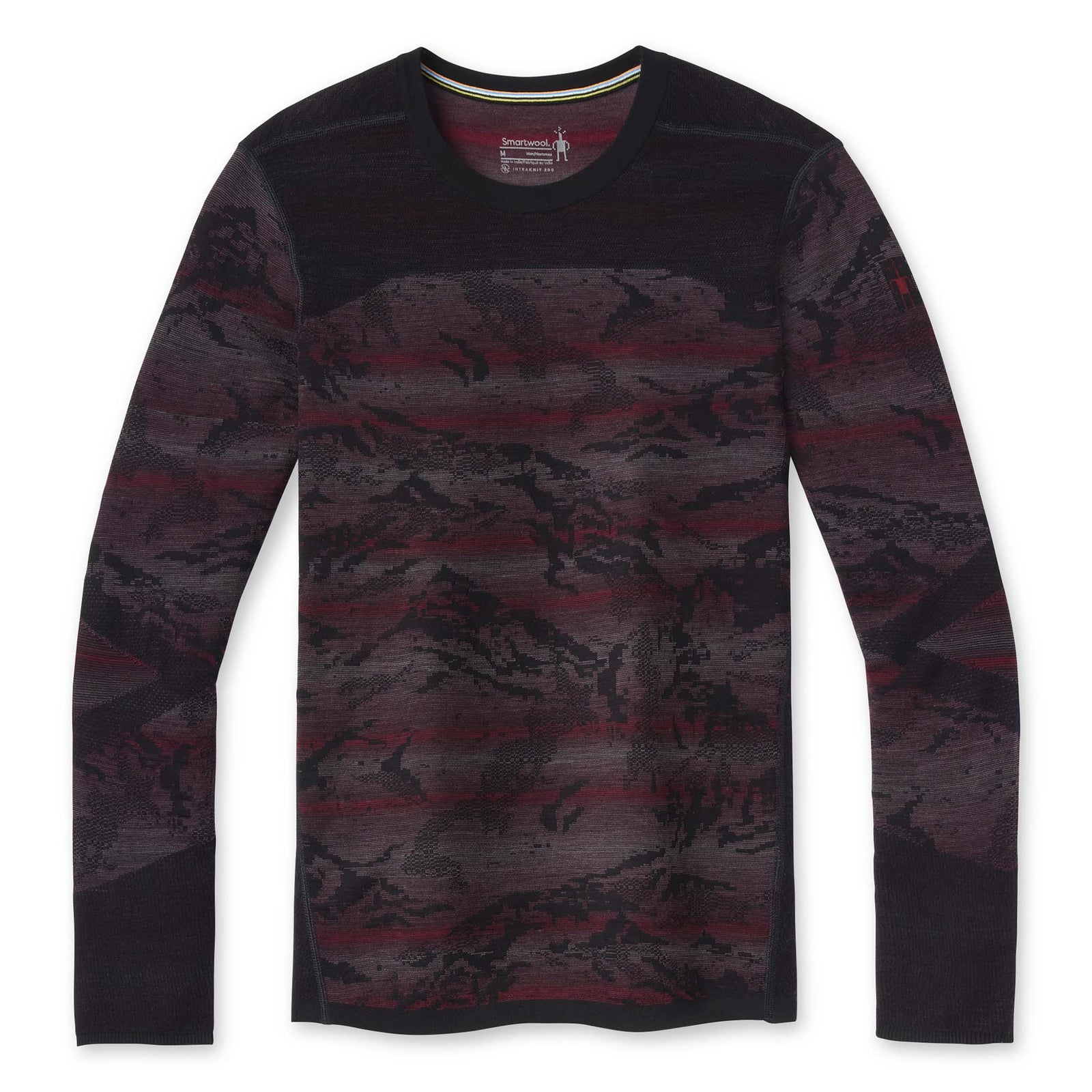 Smartwool Smartwool Intraknit Merino 200 Baselayer Pattern Crew couche de base à manches longues homme
