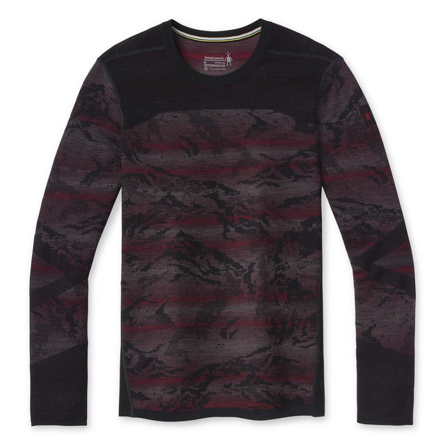Smartwool Smartwool Intraknit Merino 200 Baselayer Pattern Crew couche de base à manches longues homme