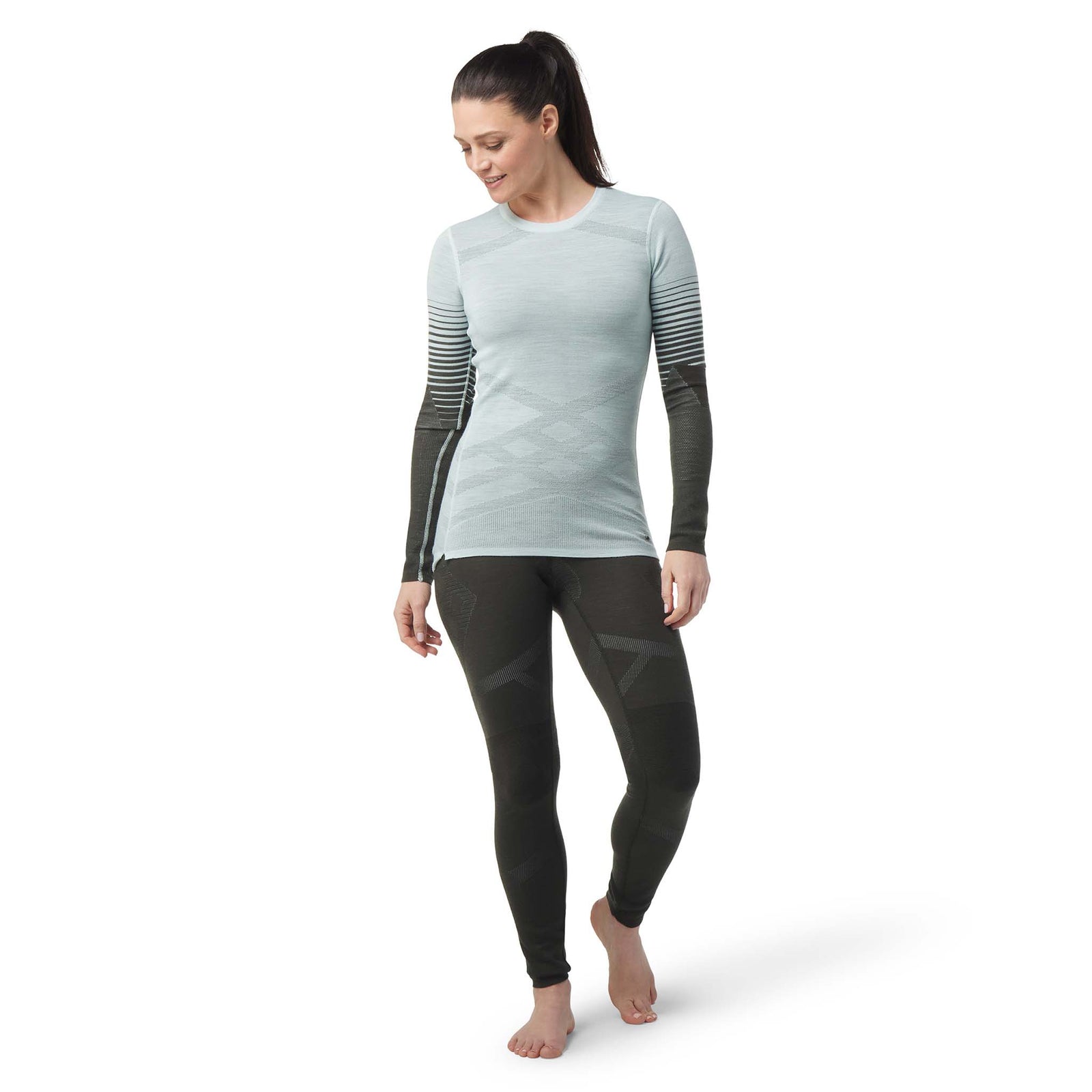 Smartwool Smartwool Intraknit Merino 200 chandail de base à motif femme