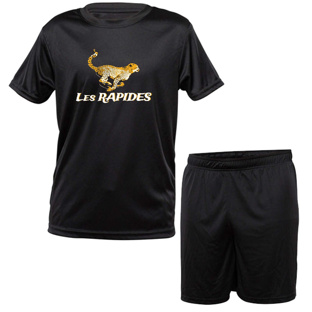 Soccer Sport Fitness Ensemble T-shirt et Short des Rapides de l'École Les Sources