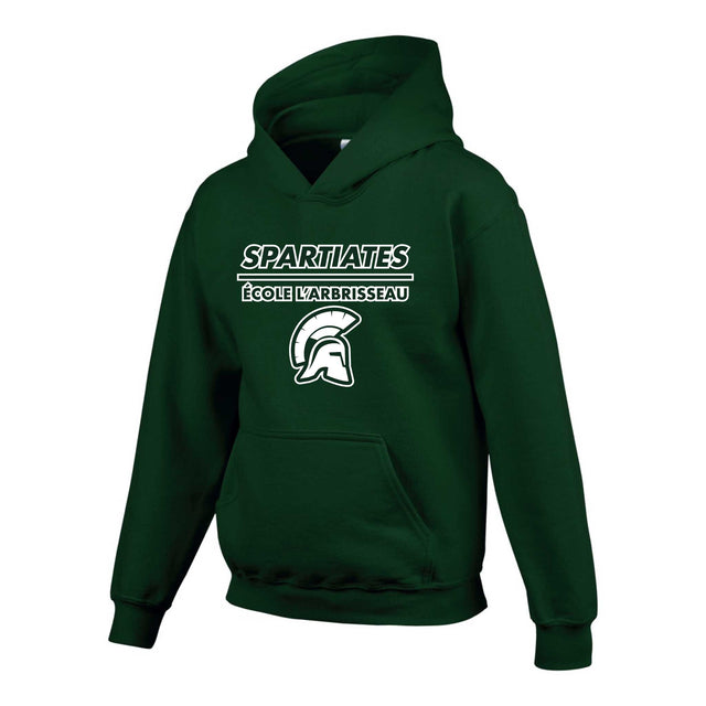 Soccer Sport Fitness Sweatshirt coton ouaté Spartiates de l'École L'Arbrisseau