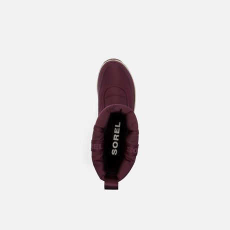 Sorel Out n About Puffy Mid epic plum bottes de pluie pour femme col