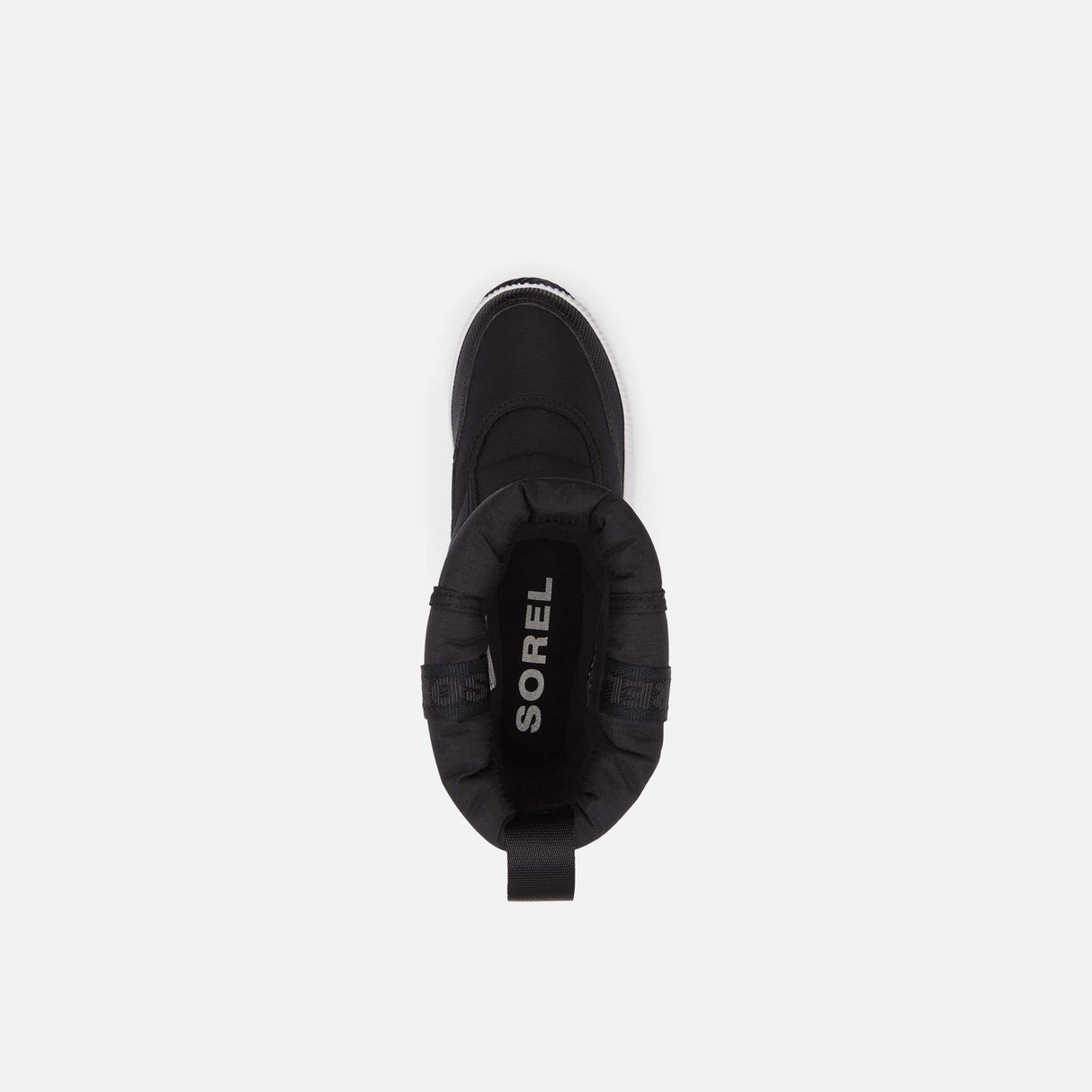 Sorel Out n About Puffy Mid noir bottes de pluie pour femme col