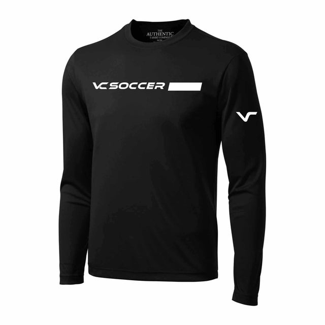 Chandail sport manches longues VC Soccer Noir