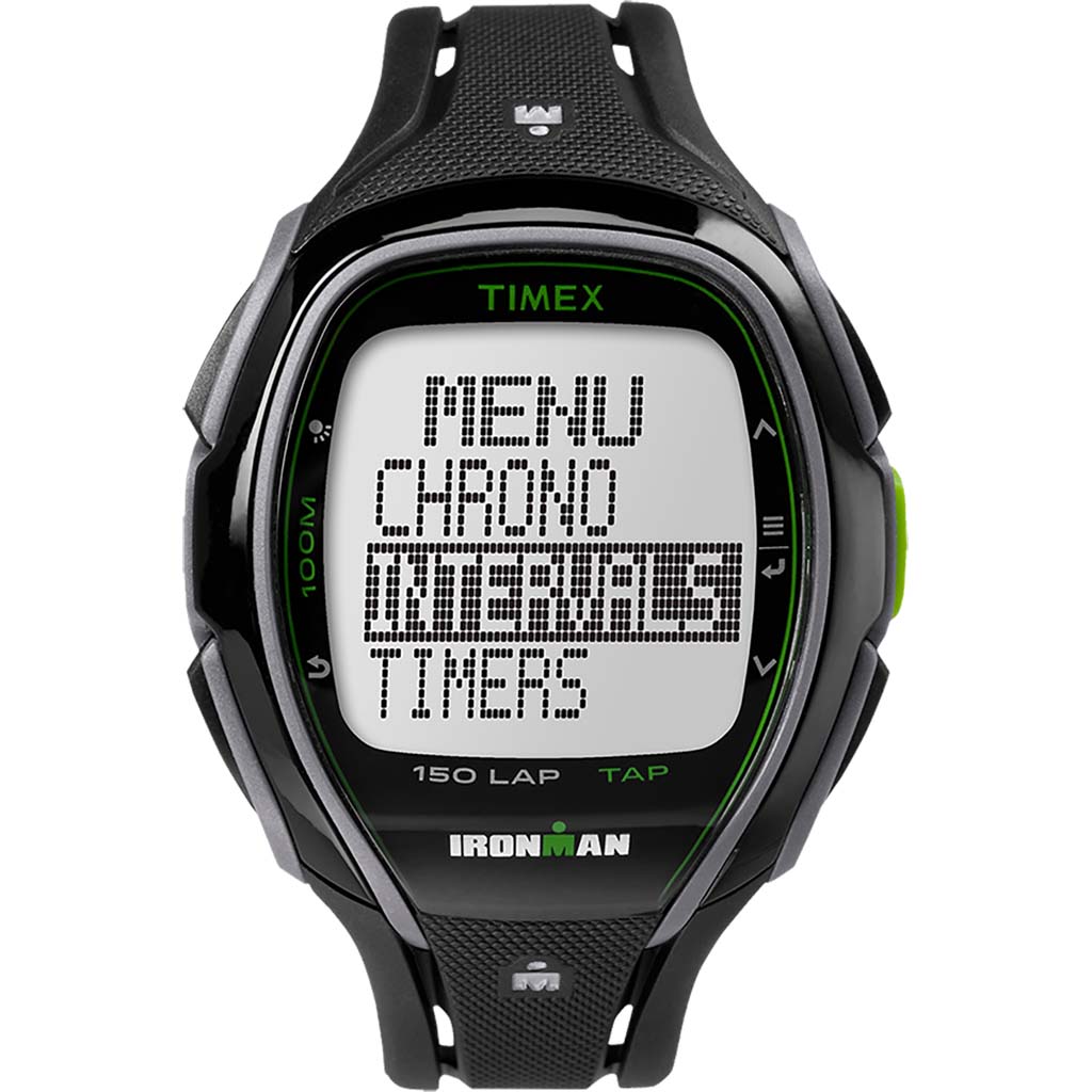 Timex Timex Ironman Sleek 150 montre sport noire et verte