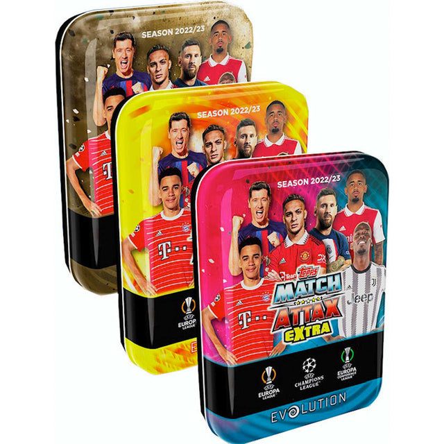 Topps Cartes de soccer Topps Match Attax 2022-2023 Booster Tin