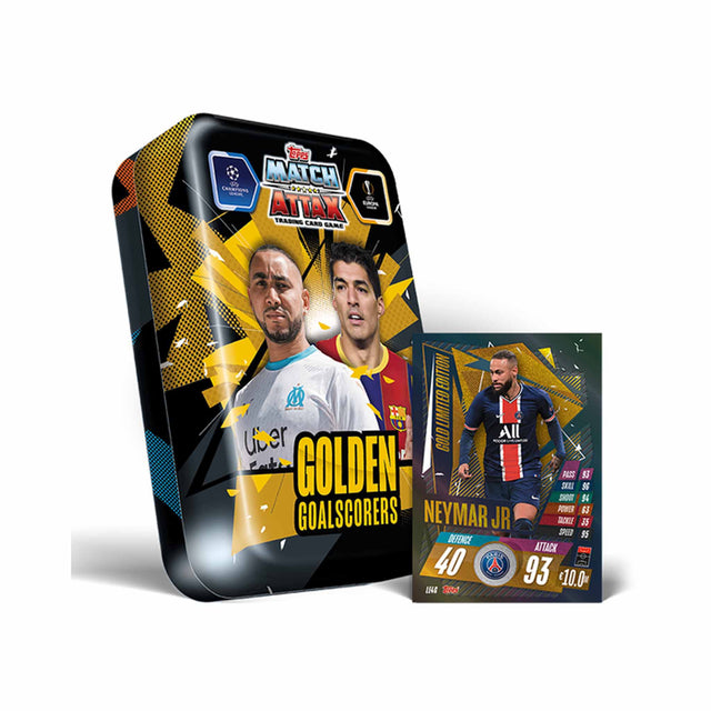 Topps Cartes de soccer Topps Match Attax Golden Goalscorers Mega Tin
